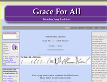 Tablet Screenshot of graceforall.net
